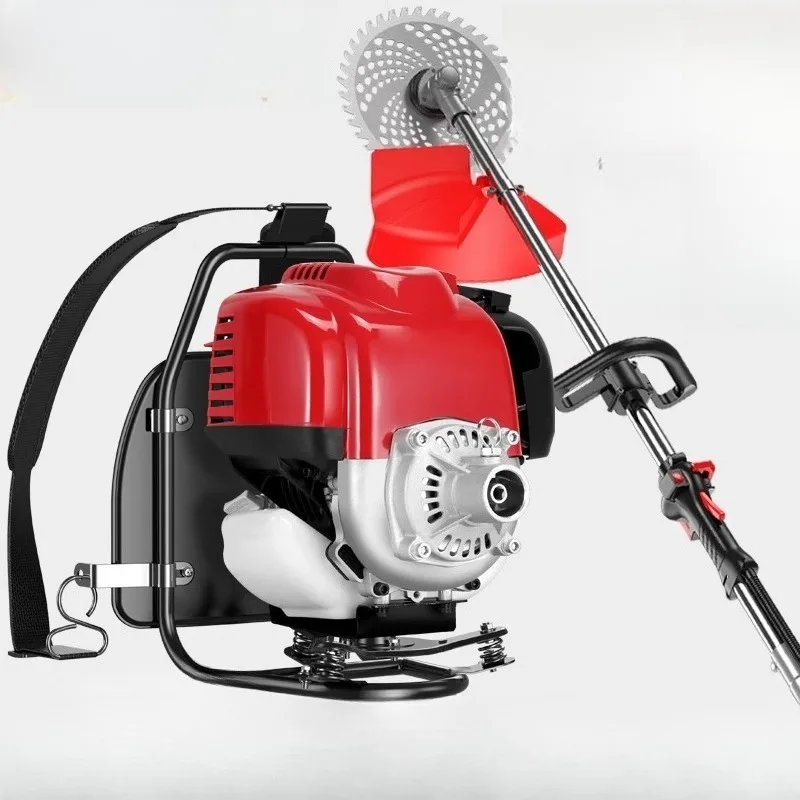 芝刈り機バックパック 4 ストローク小型家庭用多機能農業芝刈り機除草アーティファクト