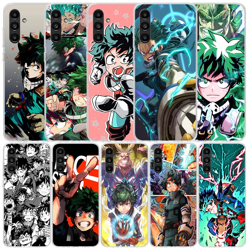 My Hero Izuku Deku Phone Case For Samsung Galaxy A15 A14 A13 A12 A55 A54 A53 A52 A35 A34 A33 A32 A25 A24 A23 A22 A04S A03S A02S