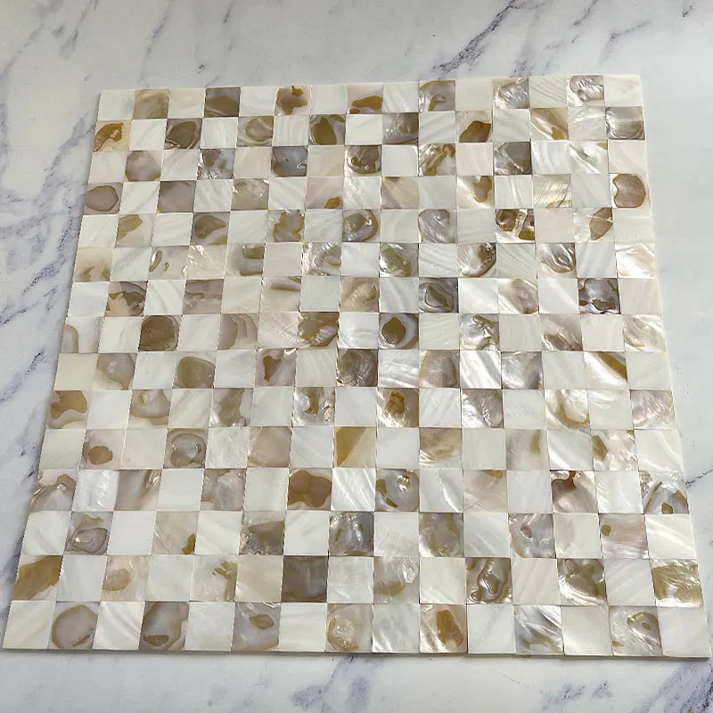 shell mosaic mother of pearl natural kitchen backsplash wallpaper tile bathroom background shower decorative wall tiles sheet