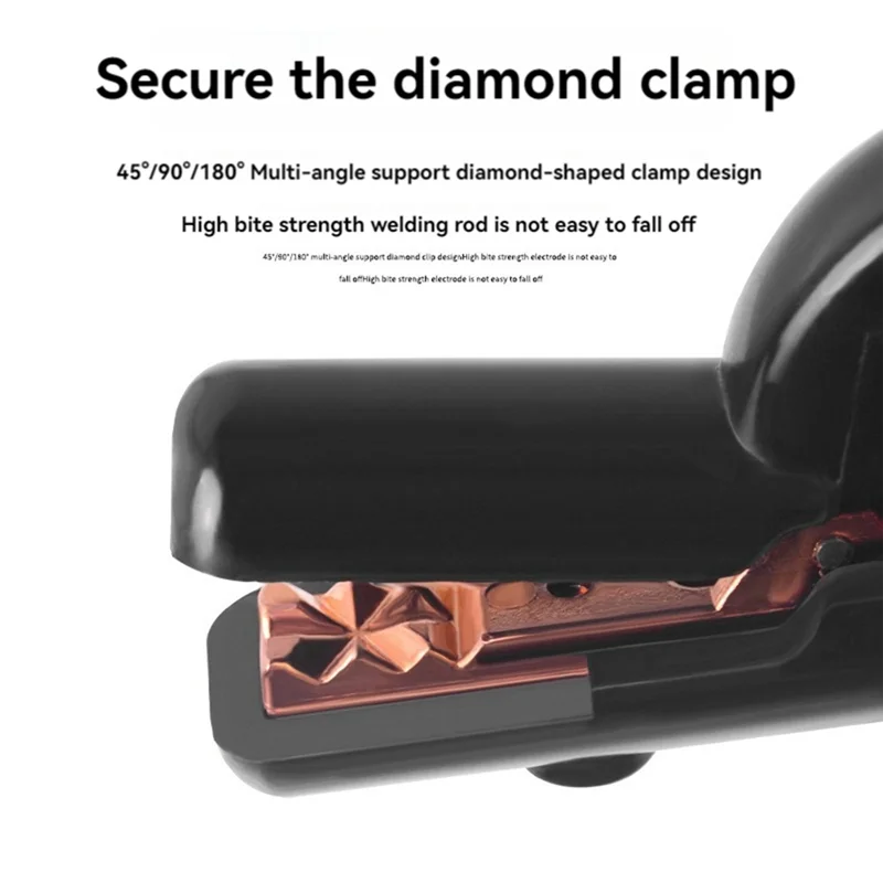 

AS94-Welding Electrode Clamp Copper Electrode Clamp 300A Heavy Duty All Copper Brass Electrode Clamp For Metal Processing