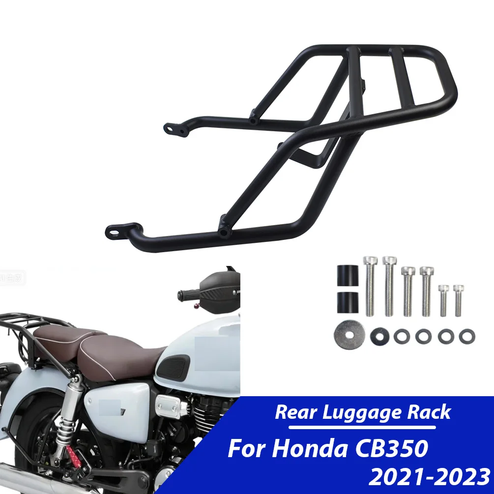 

GB350 CB350 Задний багажник, крепление на спинку, грузовой держатель для Honda CB 350 2021 2022 2023 2024, аксессуары для мотоциклов