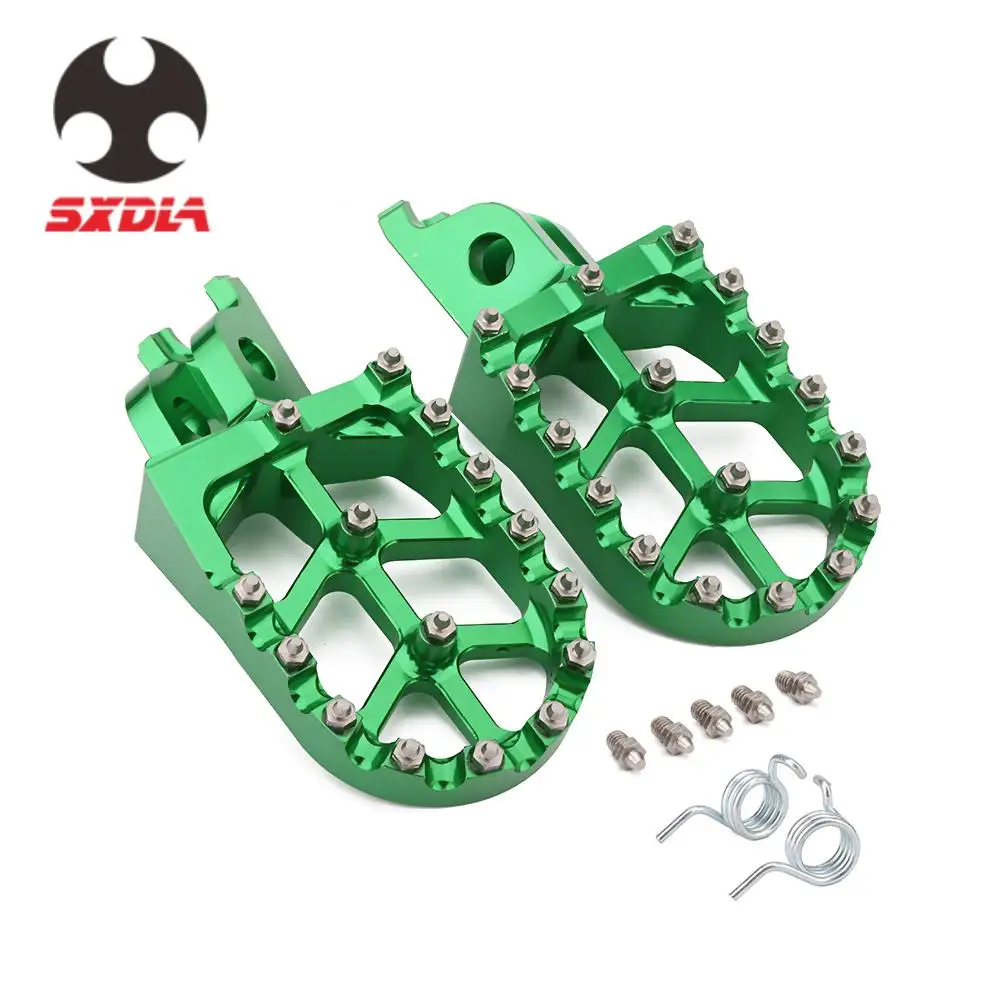 Footrest Footpegs Rests Pedals For Honda CR125 CR250 CRF150 CRF250 CRF300 CRF450 CRF1000 CRF1100L Kawasaki KX250F KX450F KLX450R image 5