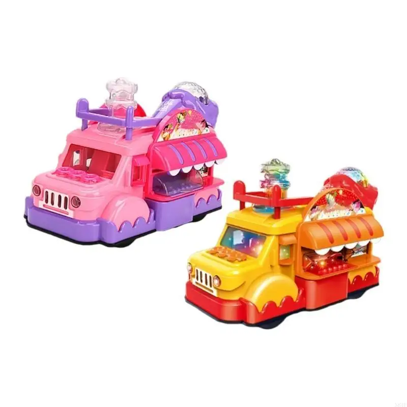 

N84E Universal Wheel Swing Ice Cream Truck Education Toy with Music Light