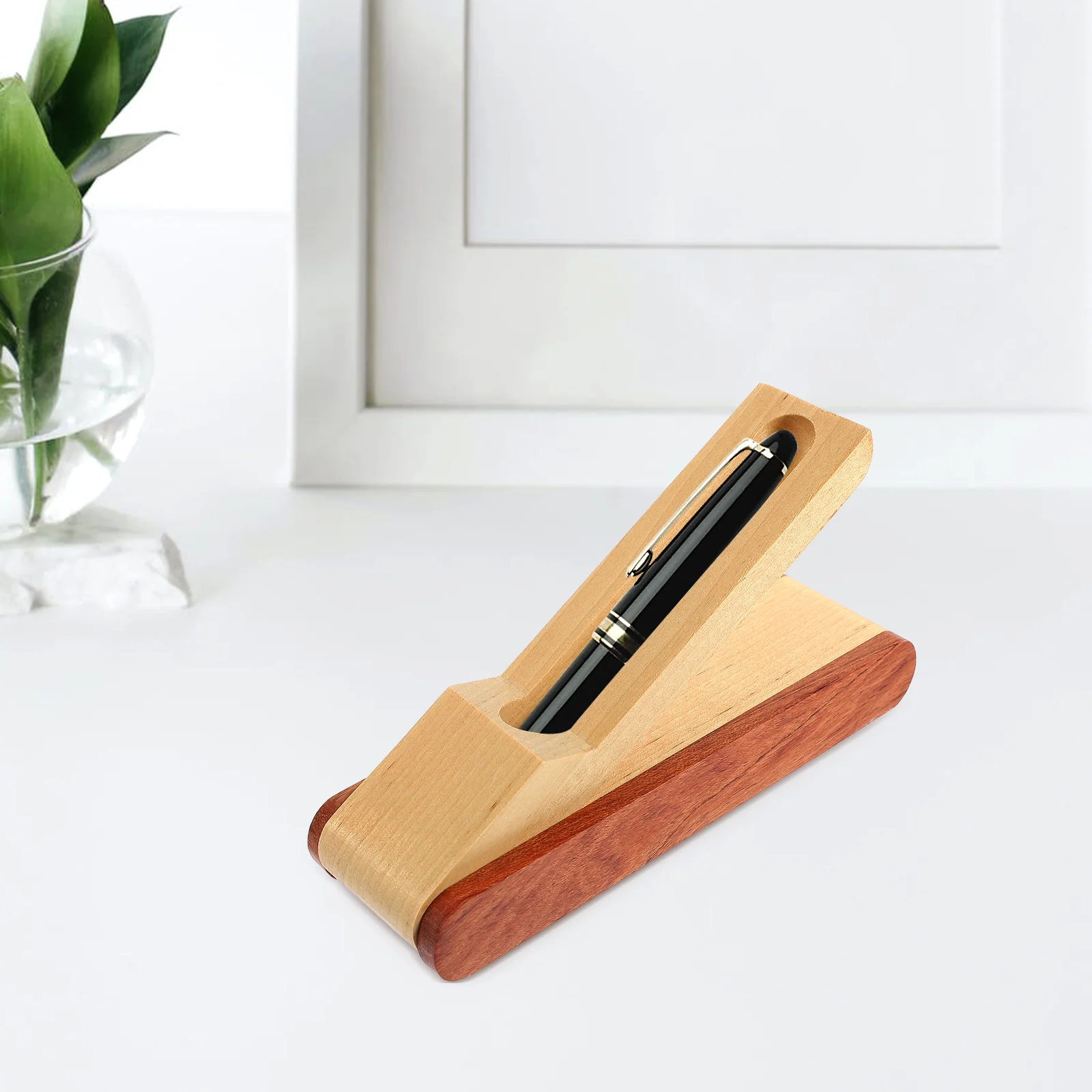 

Single Wooden Pen Packaging Box Box Retro High End Portable Gift Packaging Strong Material Long Term Use Student Supplies