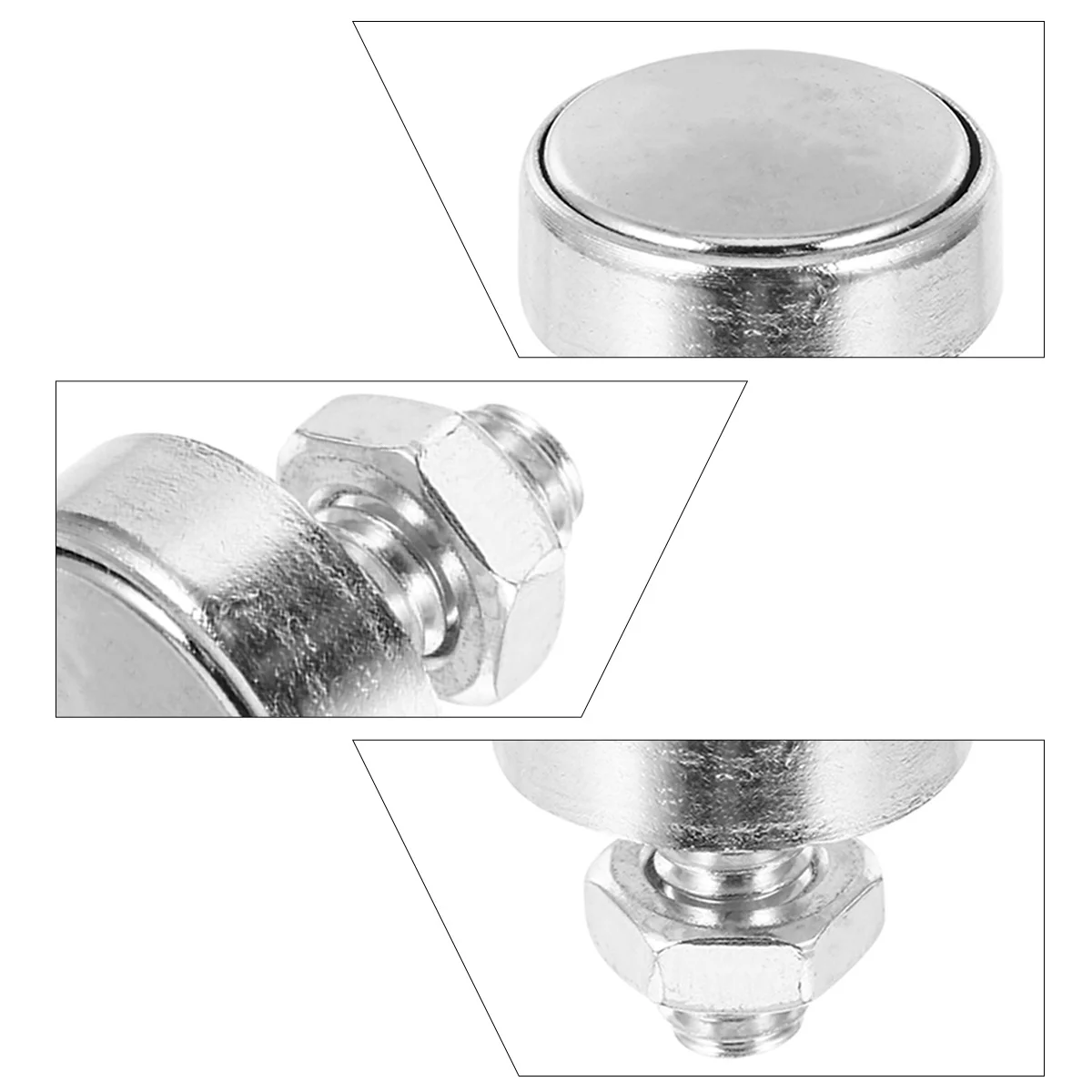 

License Plate Fastening Screws Zinc Alloy Fixing Bolts For Car License Frame Replacement Durable Rustproof Compact Design