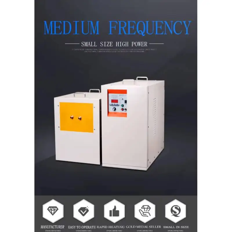 新型200KW中周波工業用誘導加熱機、金属鍛造予熱用、大型金属対応