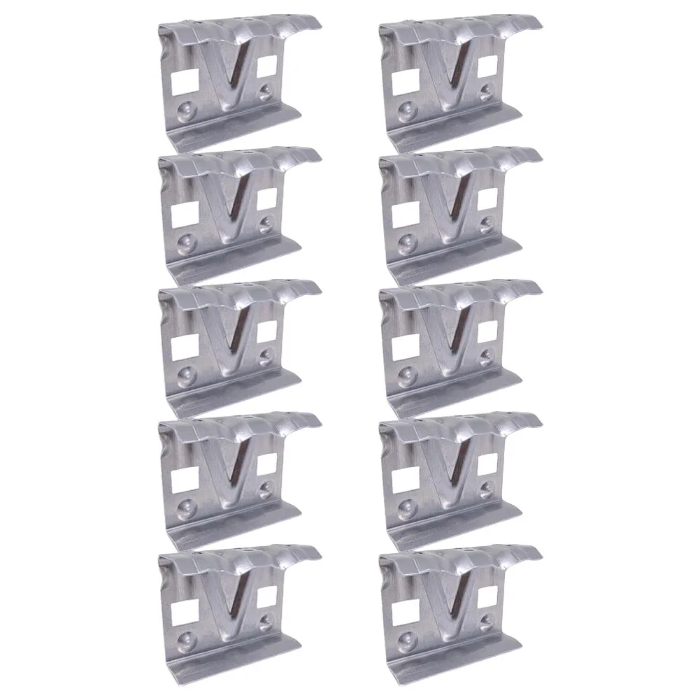 10pcs 30/35mm Solar Panel Water Drain Clip Sludge Removal Clip Cleaning Clips PV Module Aluminum Alloy Water Drain Clamps