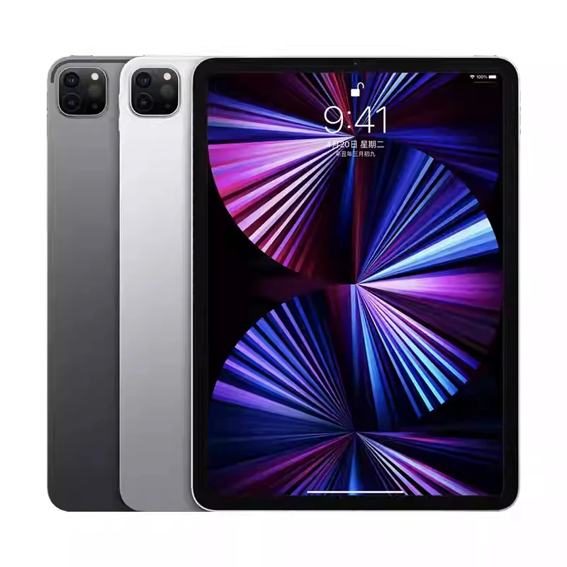 2022 IPad Pro M2 chip 11Inch 128G/256G/512G/1T/2T WiFi Cellular Face ID, Nano‑SIM WIFI/5G 8-core CPU 10-core GPU 16-core.