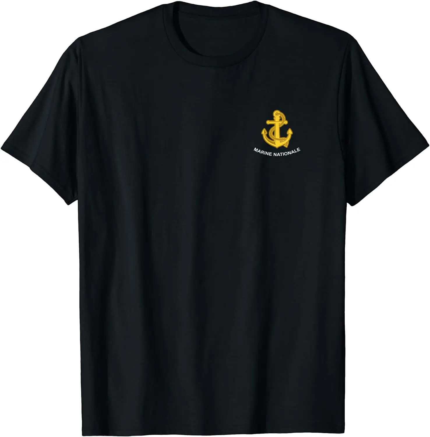 French Naval Troupes De Marine Military Men T-shirts Short Sleeve Casual Cotton O-Neck Summer Shirts