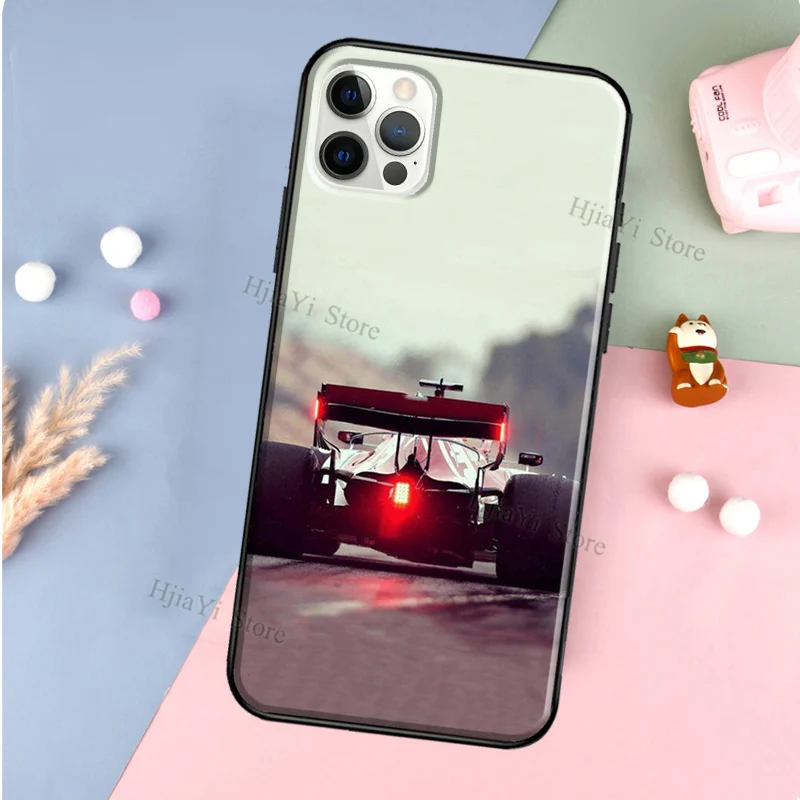 Formula 1 Circuit Racing Car Soft Case For iPhone 13 11 Pro Max 12 mini X XR XS MAX 6 6S 7 8 Plus SE 2020 5S Phone Cover