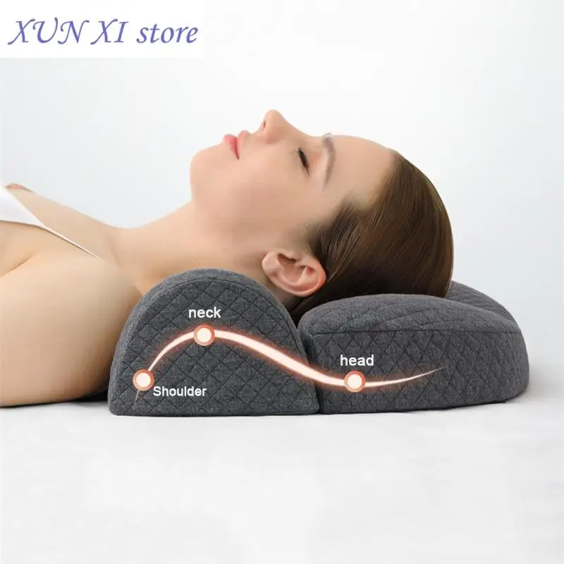 

Memory Foam Pillow Orthopedic Cervical Cushion Ergonomics Massage Sleeping Pillow Neck Pain Relief Slow Rebound Cushion Bedding