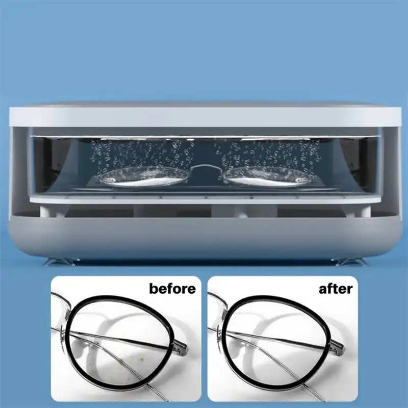 Ultrasonic Jewelry Cleaner Glass Cleaning Machine High Frequency Washing Machine For Eyeglass Braces Comb Razor Makeup Brush