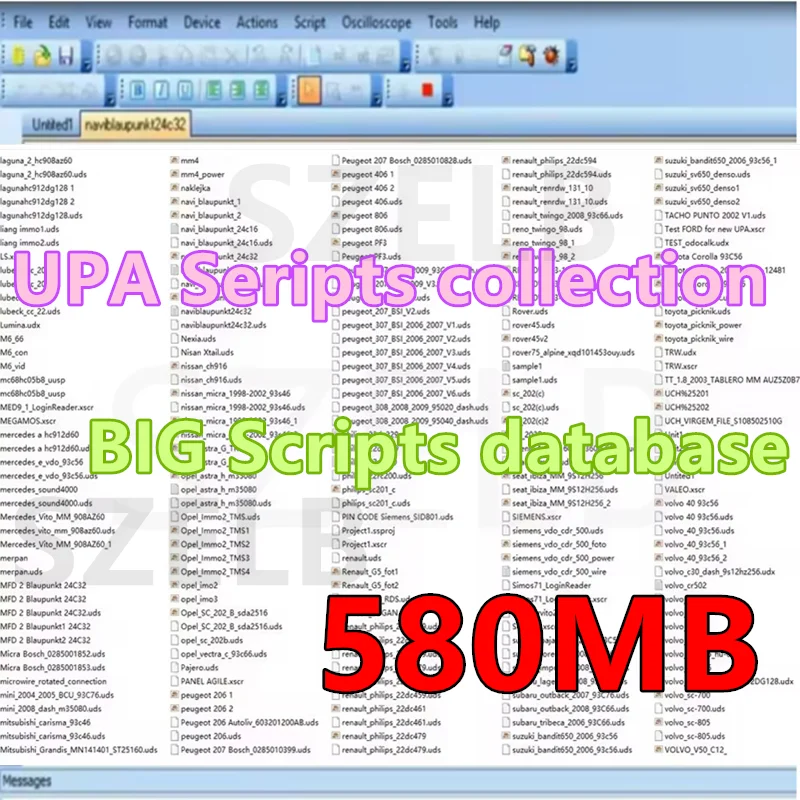 

Neueste UPA Programmer 581 MB + Script Files Collection Database