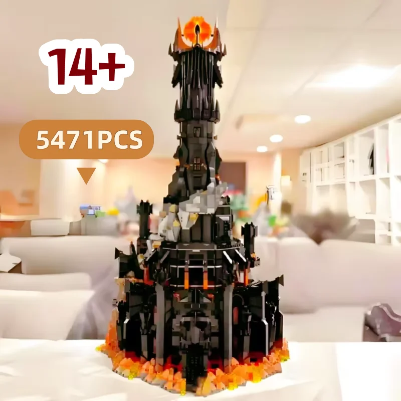 

Новый набор для сборки 5471 деталь: Модель «Чёрная башня» (MOC 10333) из строительных блоков для детей и взрослых, идеальный подарок на день рождения и праздники
