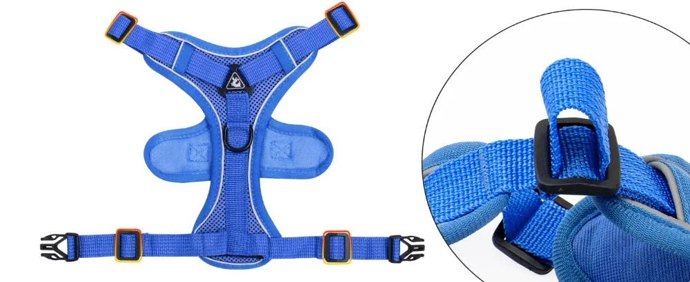 Reflective Cat Harness And Leash Set Adjustable Vest For Cats_voghion.com