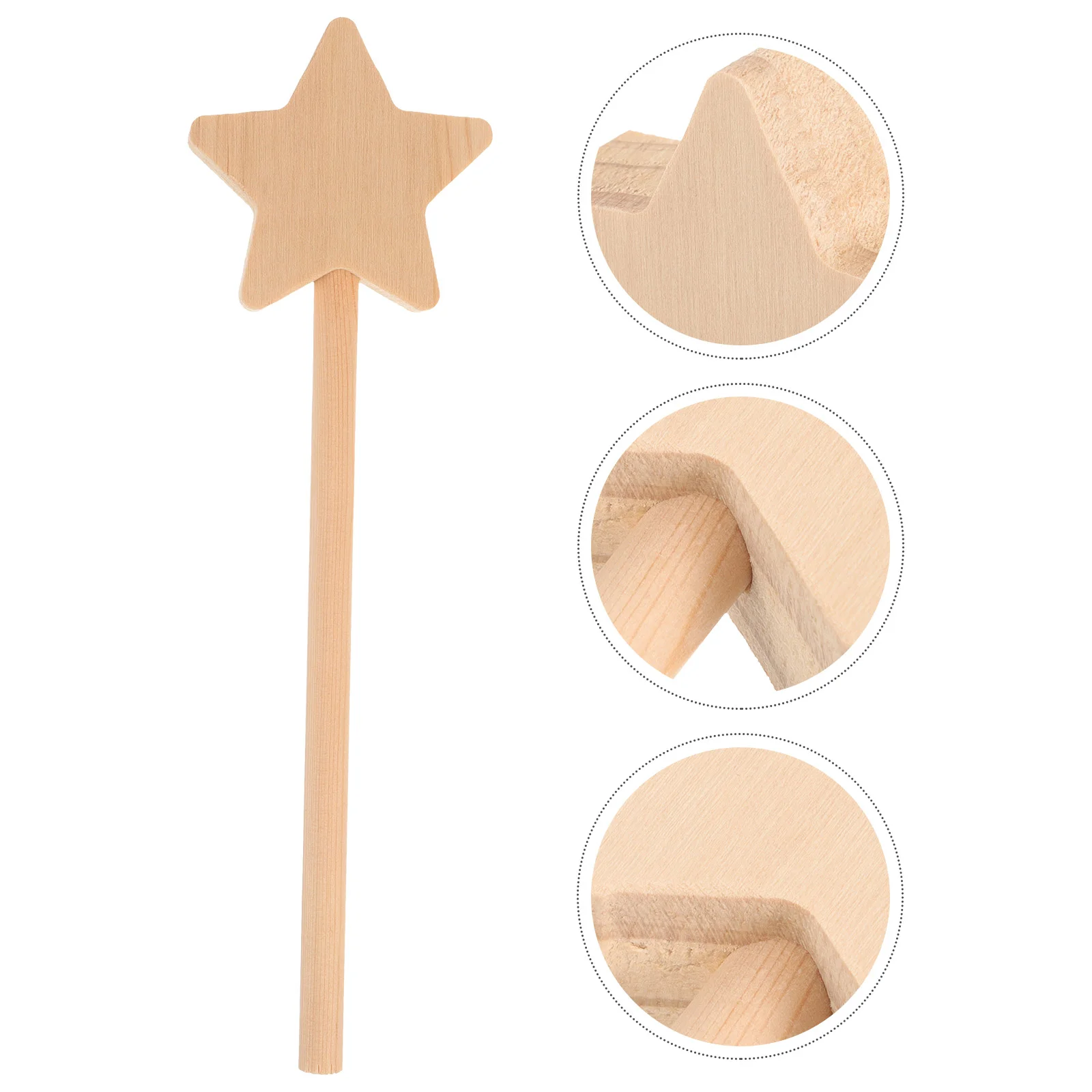 2 Pcs Graffiti Stick Painting Fairy Toys Wand Wands for Party Cosplay Wooden Bride