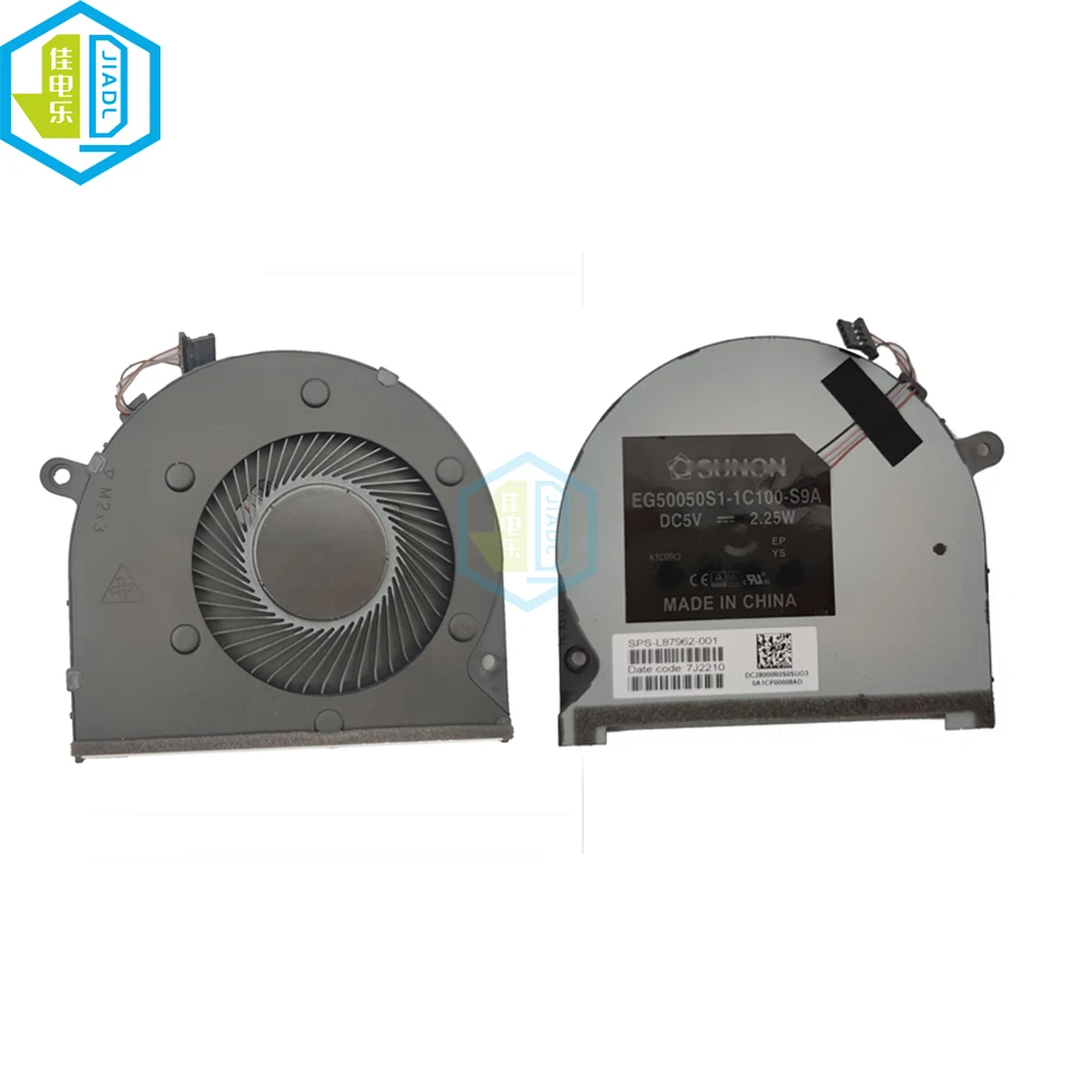 Laptop CPU Cooler Fan For HP ENVY 13-BA 13T-BA TPN-C145 L87962-001 DC5V Computer Cooling Fans EG50050S1-1C100-S9A DC28000R0S0