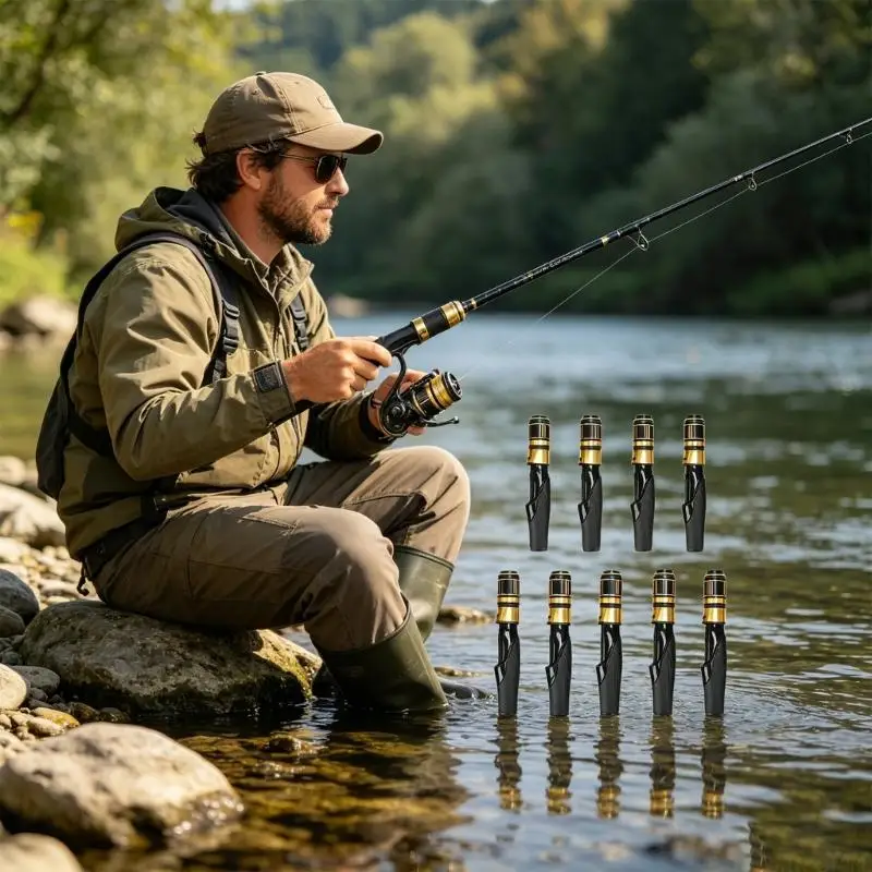 M5TC Light Weight Fishing Rod Clip Tube For Reel Installation Enduring