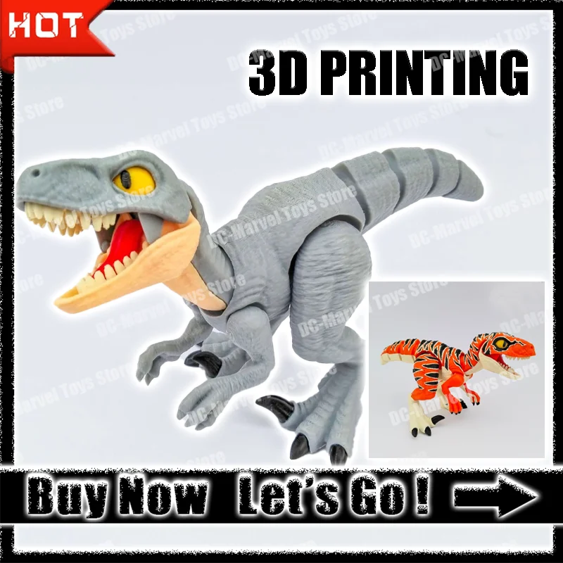 

【В наличии】Новые многошарнирные фигурки динозавра тираннозавра рекс с 3D принтом, аксессуары, индивидуальная детская подарочная игрушка