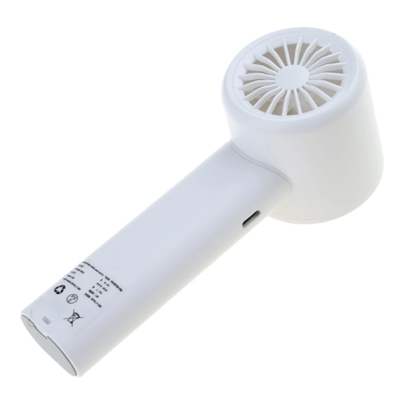 Quạt động Màn hình hiển thị kỹ thuật số Quạt cầm tay Tốc độ vô cấp USB có thể sạc lại Quạt 2000mah Dropshipping