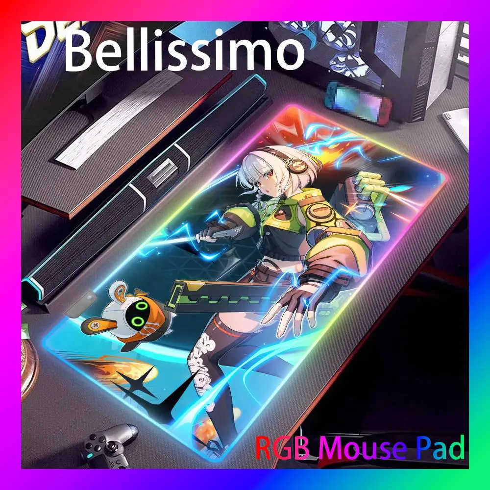 Zenless Zone Zero Best Sellers electronic sports High definition printing RGB Mouse Pad XXL Large accessories mouse pad