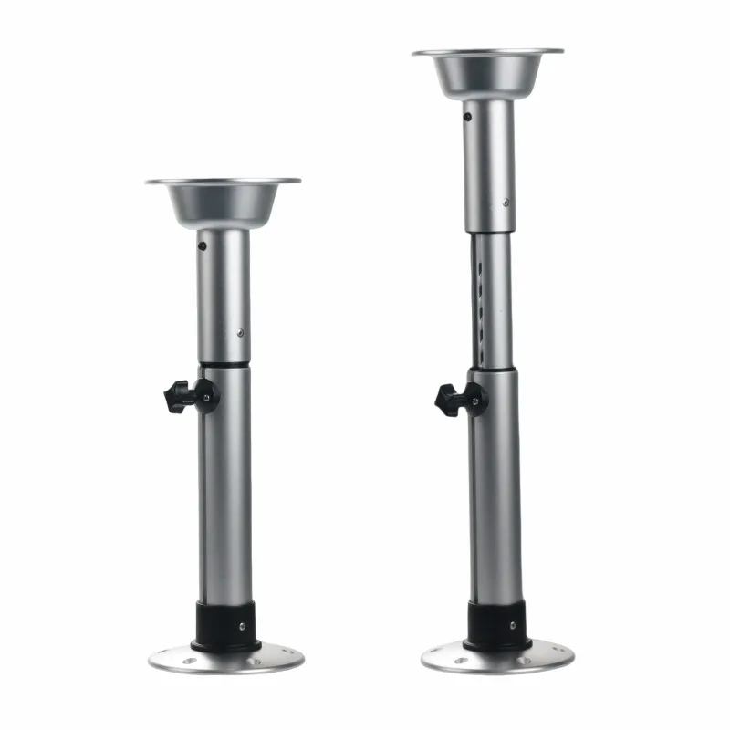 Adjustable and easily detachable table legs for boats, suitable for various RV adjustable table legs