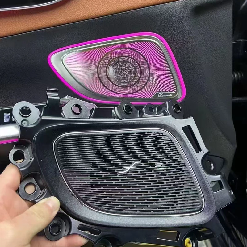 4D Rotatingo ลําโพงทวีตเตอร์โรตารี่สําหรับ Mercedes Benz C Class W206 สําหรับ C200 C300 สภาพใหม่รถอุปกรณ์เสริม