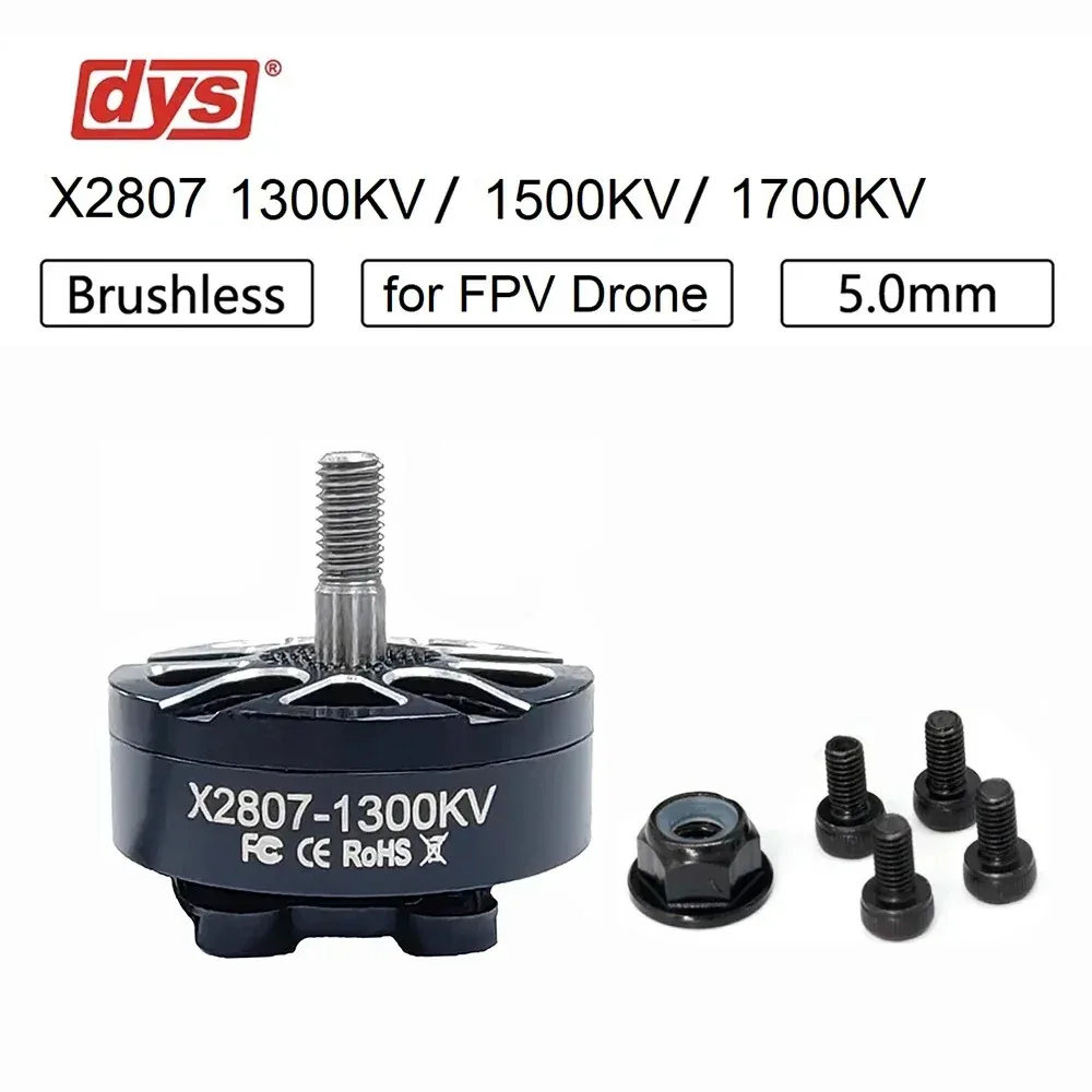 

DYS X2807 1300KV 1500KV 1700KV Brushless Motor for FPV 7inch Long Range LR7 RC Airplanes Drones Parts