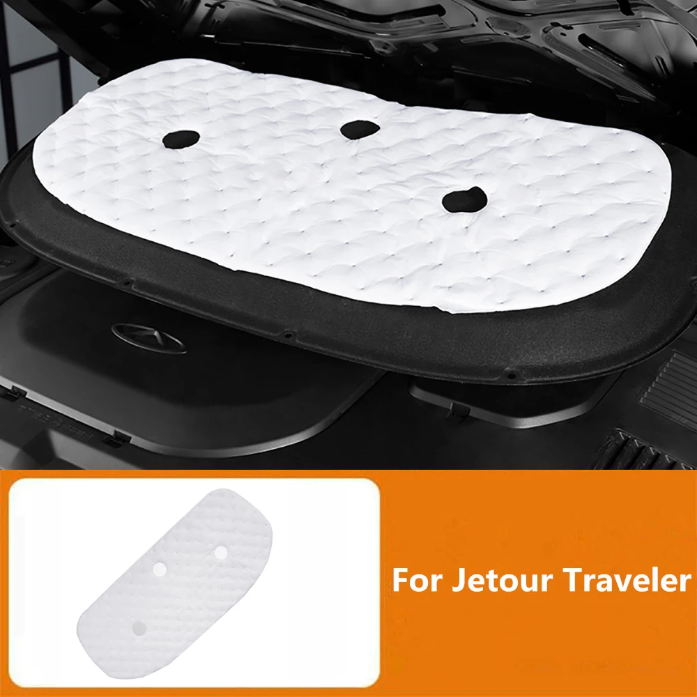 

Car Off-road 4x4 Engine Compartment Cover Sound Insulation Fit For Chery Jetour Traveler T2 2023 2024 Noise Reduction Cotton