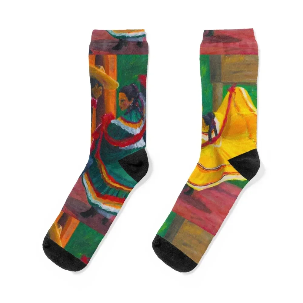 

Baile Folklorico Socks luxe custom funny gifts Novelties Women Socks Men's