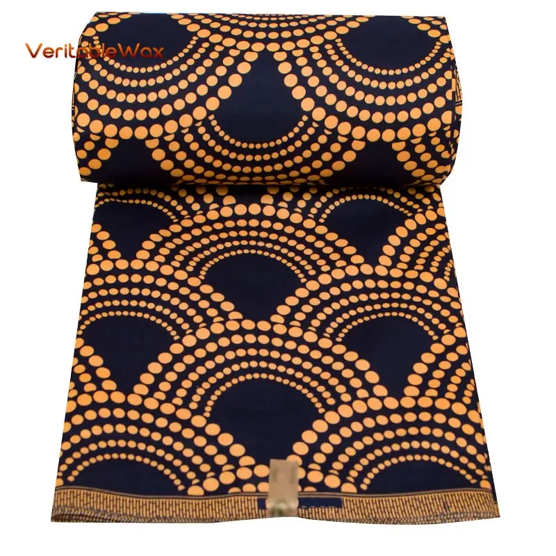 Wholesale price! High Quality African prints fabric 2022 Ankara wax real wax Nigerian wax 6 yards/pcs 100% polyester fp6390