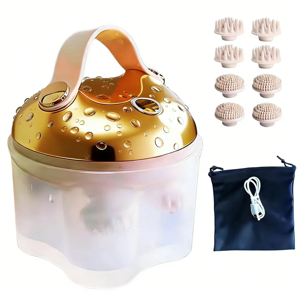 Electric Pet Head Massager – Portable Automatic Therapy Tool for Muscle Relaxation & Sleep Aid