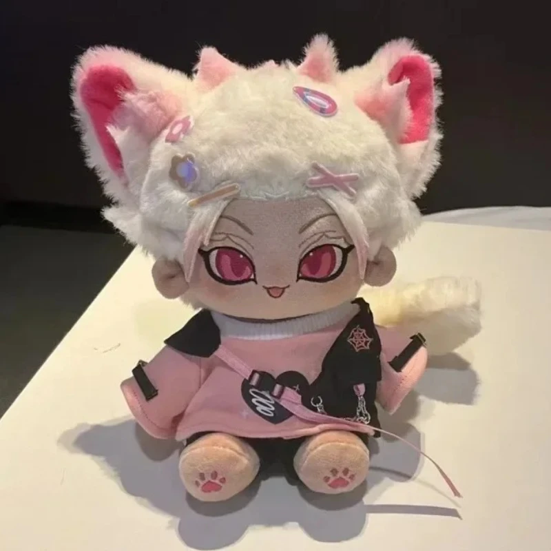 20cm Japan Anime Blue L Shidou Ryuusei Kawaii Cosplay Plush Doll Body With Skeleton Cartoon Soft Plushies Model Toy Figures Gift