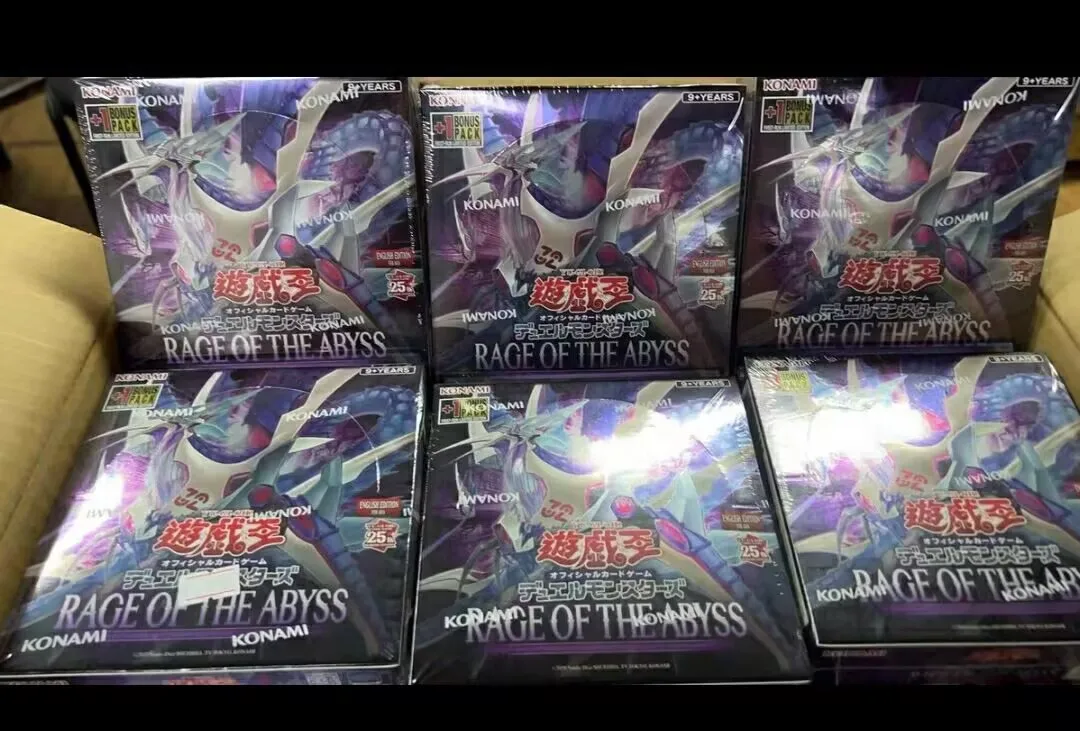 

Yugioh KONAMI Duel Monsters Rage Of The Abyss ROTA Asian English Collection Sealed Booster Box