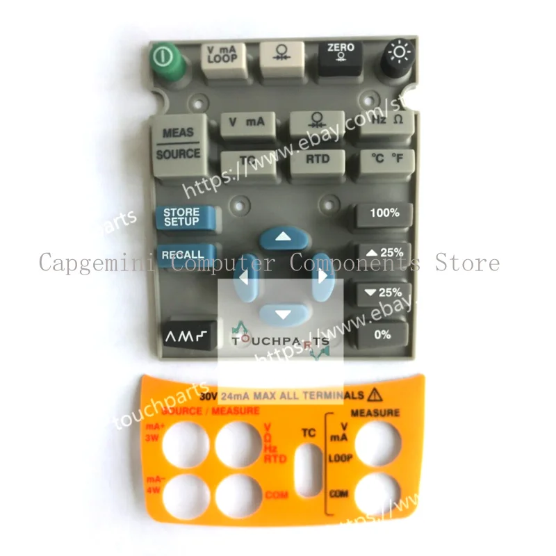 

Button Keypad Membrane & Front Panel for Fluke 725 Multifunction Calibrator