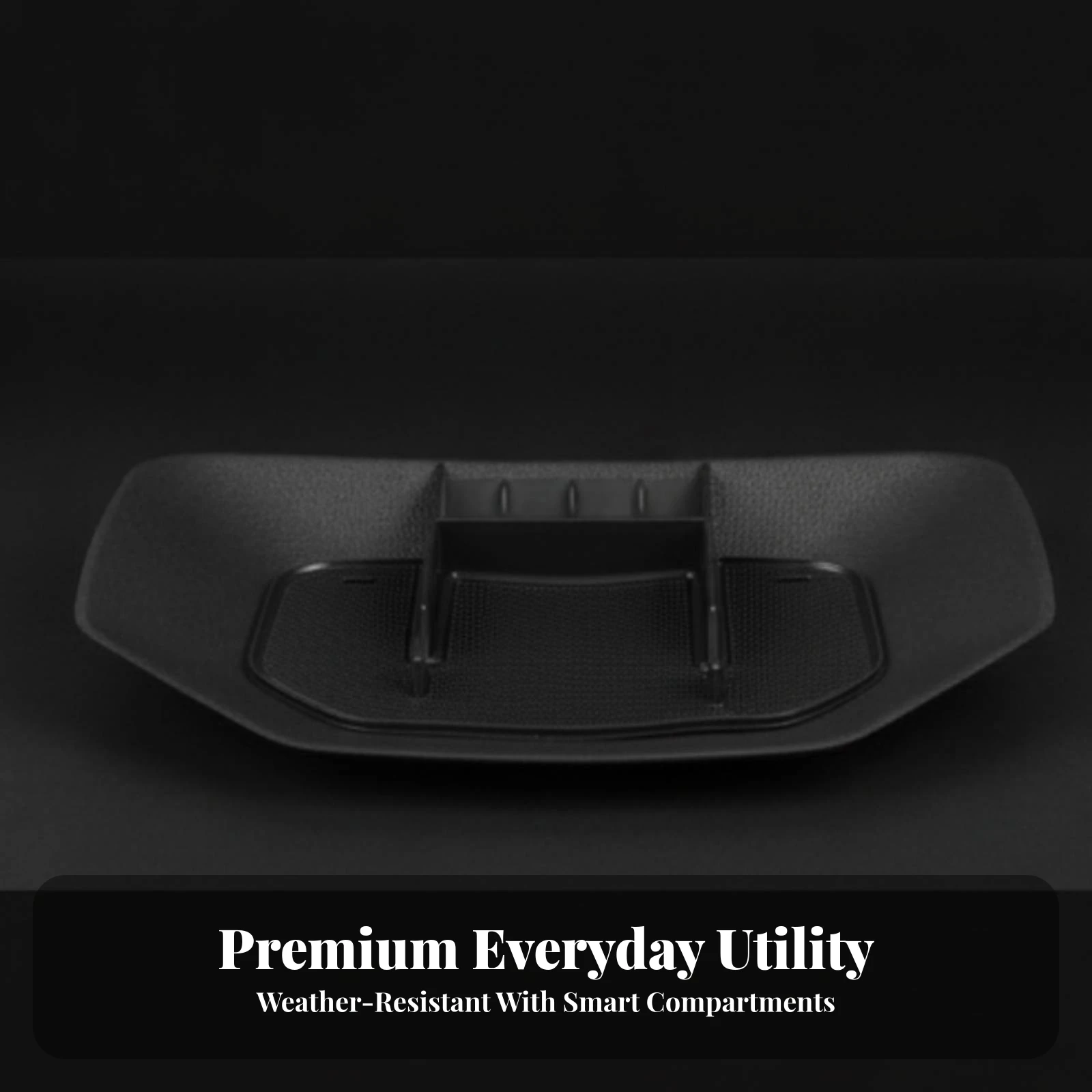 Dashboard Storage Tray Non-Slip Car Dashboard Storage Tray Dash Organizer with Compartments Direct Fit Multifunctional