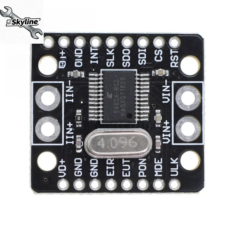 MCU-5460 CS5460A Serial Interface Single Phase Bidirectional, Power and Energy Metering Module
