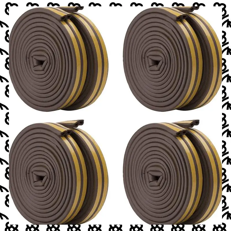 

A07I 8 рулонов уплотнителей из ЭВА, пенопластовая лента D, тип 10 м, двери, окна, защита от сквозняков, уплотнительные ленты для предотвращения столкновений