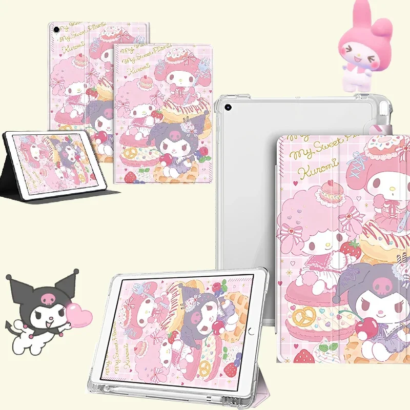 

Sanrio Kawaii Kuromi IPad 10 чехол мультфильм моя мелодия силиконовый мягкий чехол для IPad Pro 11 Mini 5 4 студенческий прозрачный противоударный