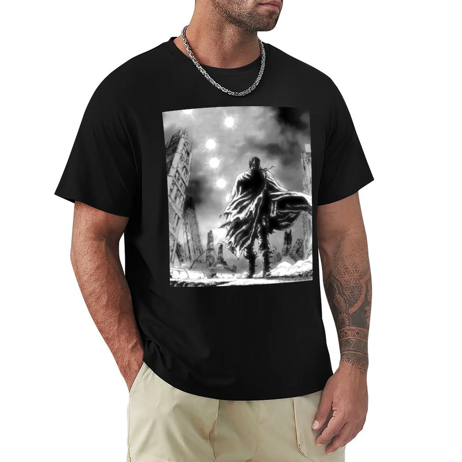 

Fist of the North Star Manga Panel Vintage T-Shirt Classic Basic Casual T-Shirt