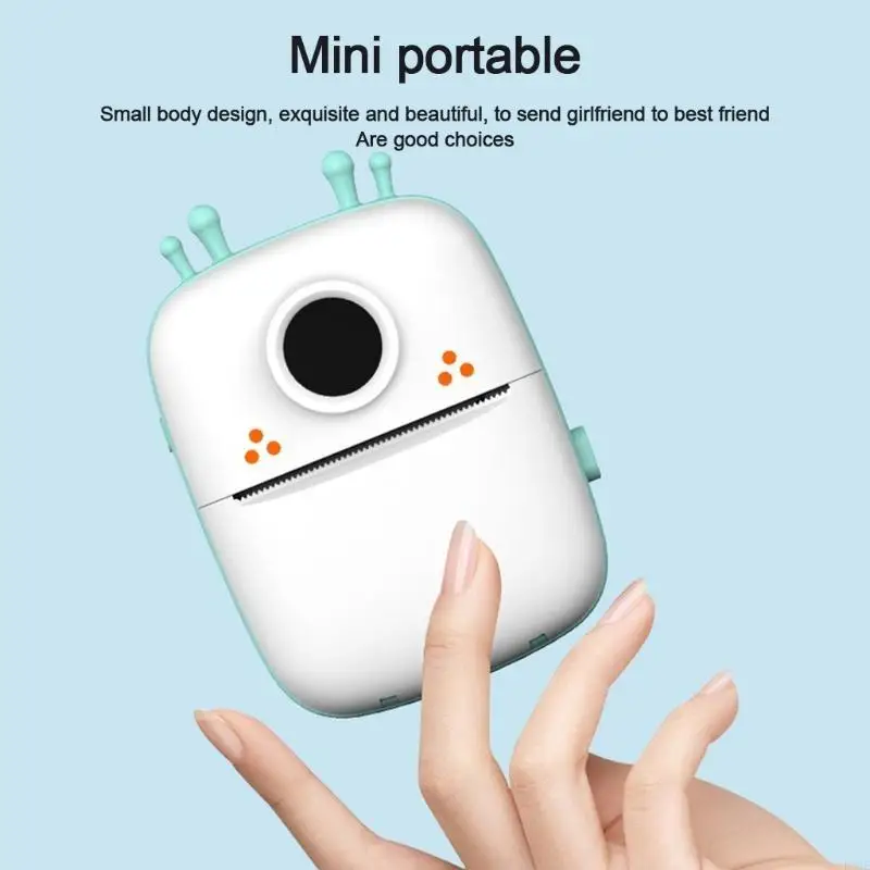 R58F MIni Thermal Label Printer Printing Paper BT-compatible 200DPI for Windows Phone Systems Printing Machin