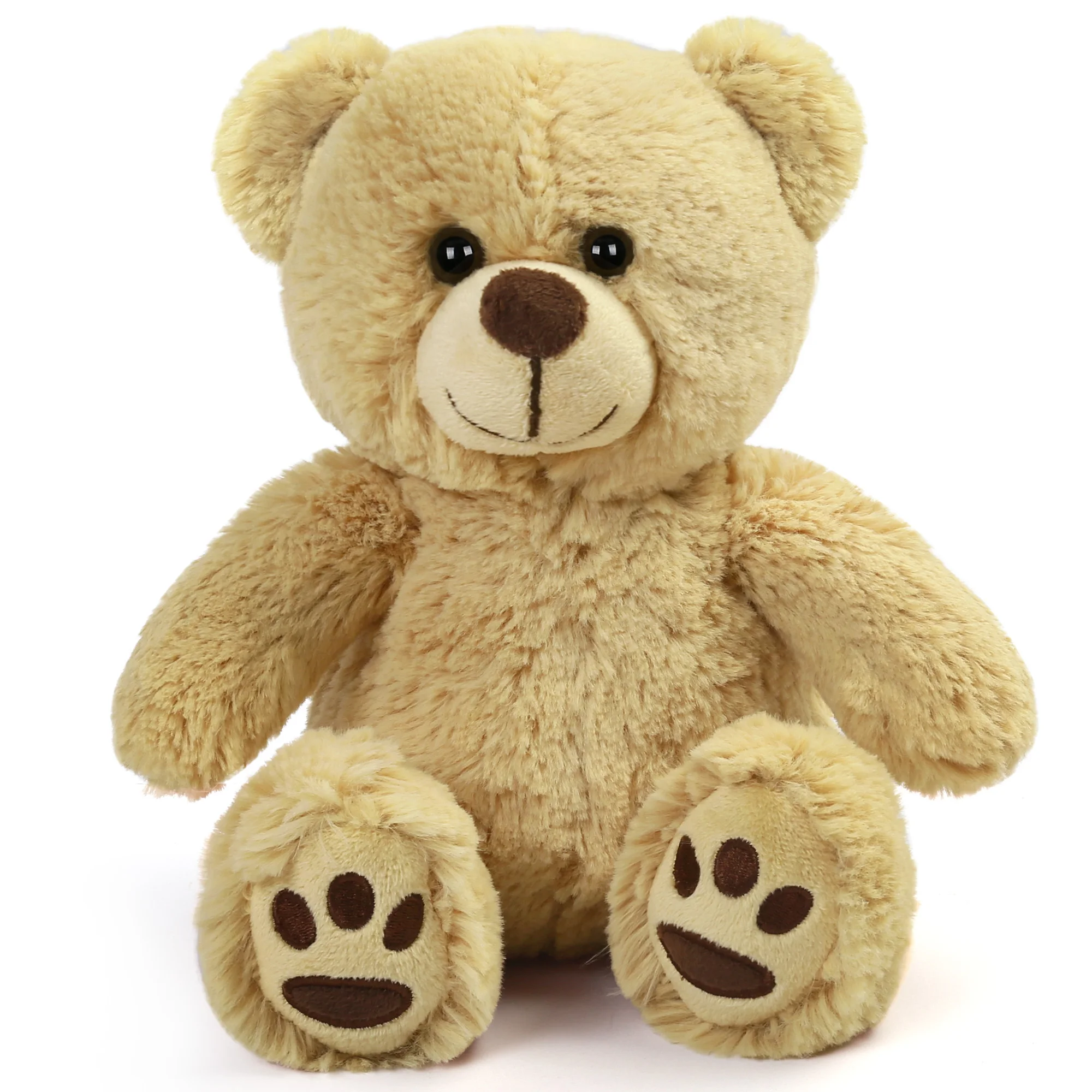 20,3 cm großer Teddybär, Kuscheltiere, braunes Teddybär-Plüschtier, weiche Plüschgeschenke für Kinder, Babys, Kleinkinder auf der Babyparty, Weihnachtsgeschenk