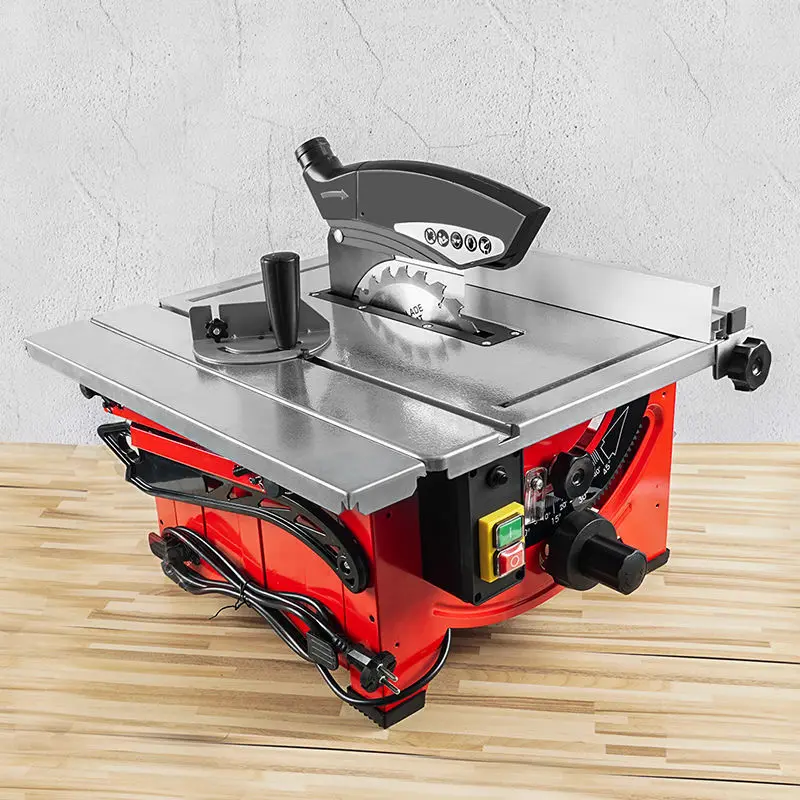 Dust-free Multifunctional Electric Sliding 8inch woodworking portable table saw mill machine wood cutting