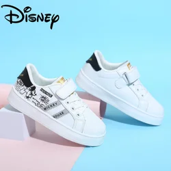 Disney Mickey Sport Shoes 2023 Boys Casual Sneakers Girls Tennis Shoes Kids Running Shoes Children Fashion White Training Shoes