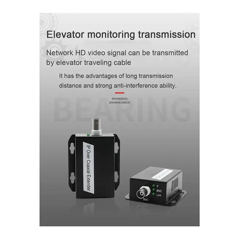 N36R-3X IP Network To Coaxial Extender Transfer From Net Cable Transmission To Coax Line 500M Ethernet Converter For CCTV
