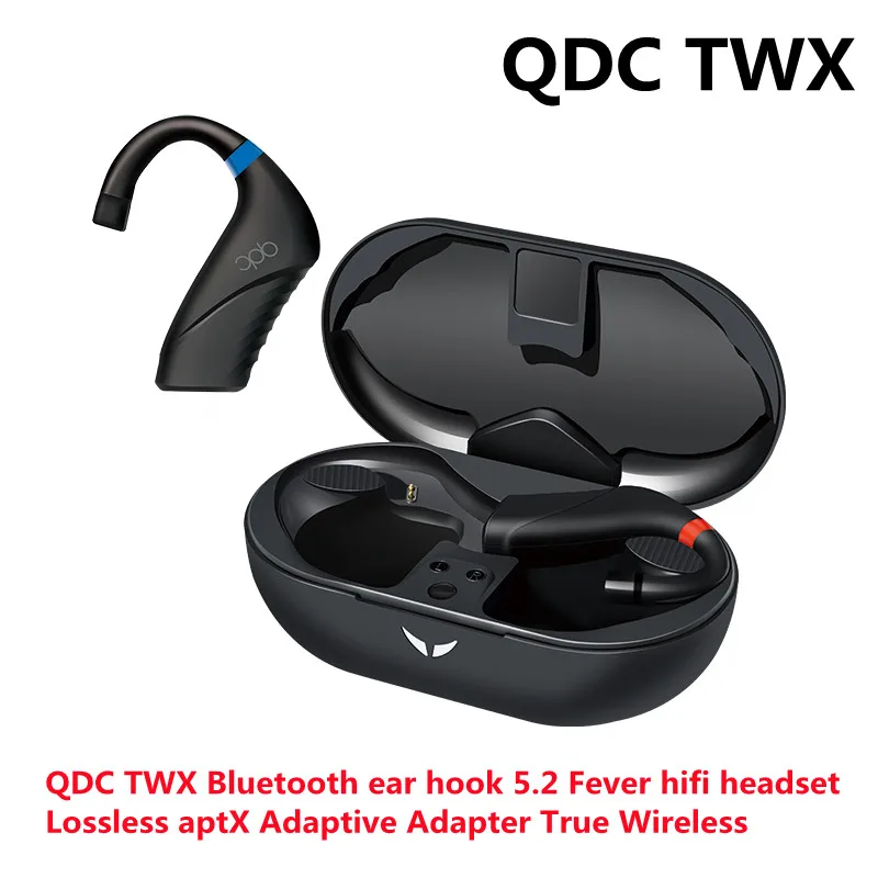 

New QDC TWX Bluetooth earhook 5.2 Fever HIFI headset Lossless aptX Adaptive Adapter Real Wireless