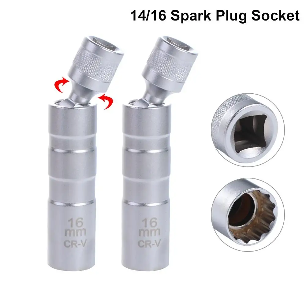 

Flexible Auto Repair Tool Car Removal Tool Drive Sockets Socket Wrench Spark Plug Socket Spark Plug Wrench Spark Plug Sleeve