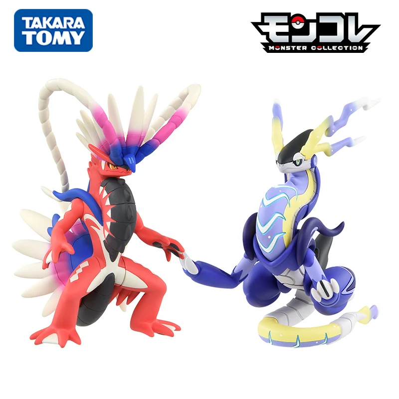 

Pokémon Scarlet and Violet PLegendary Pokemon Figure Koraidon Miraidon Action Figures New Takara Tomy ML-29 ML-30 PVC TOY