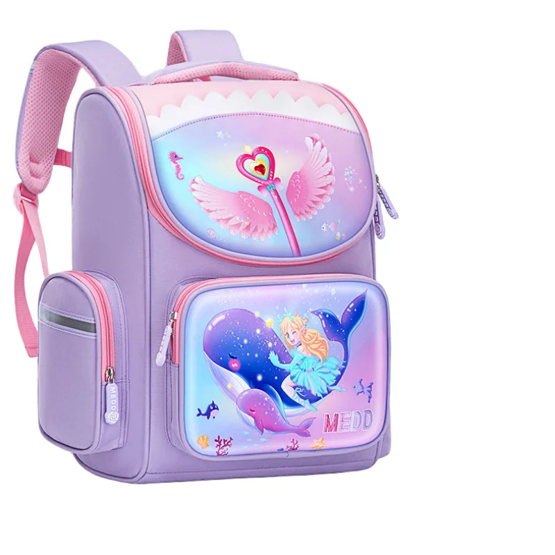 My Little Pony Cute Primary School Students 6-12 Years Old Cartoon Anime Fashion All-match Dirty and Rainproof Leisure Backpack