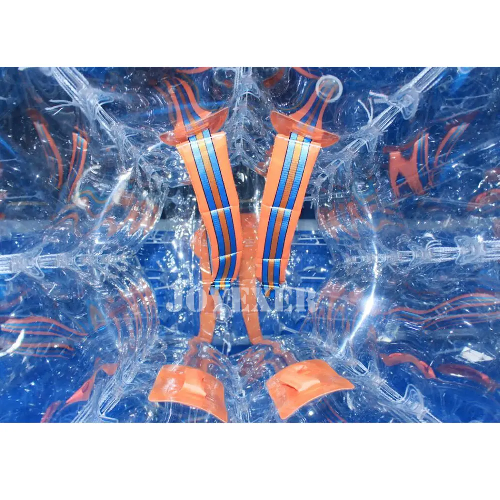 Venta caliente adulto TPU/PVC cuerpo Zorb pelota de choque traje inflable burbuja fútbol balón de fútbol con puntos de colores